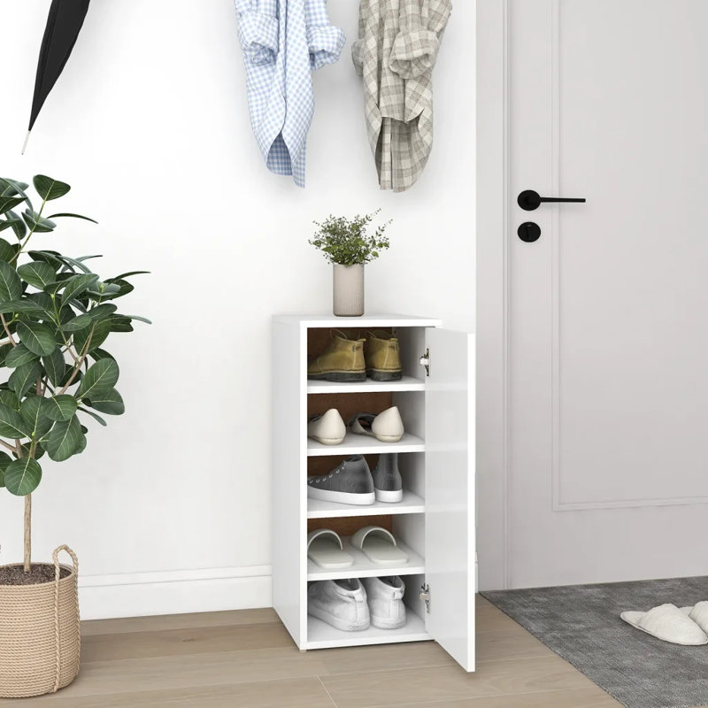 Shoe Cabinet 32x35x70 cm Engineered Wood, White