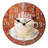 Wedgeworth 12" Coffee Quartz Wall Clock