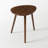 19"W Solid Oak Mid-Century Modern Oval Side Table-232417513-229242155