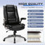 Marisol PU Leather High Back Ergonomic Executive Office Chair with Adjustable Upholstered Armrests-595216363