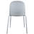 Appley Modern Stackable Dining Chairs – Set of 2, Plastic Seat with Padded Cushion & Metal Legs for Kitchen or Dining Room-334883904