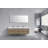 Parsonage 79.125 " W Wall Mounted 2 Double Vanity Bathroom Vanity With Acrylic Top