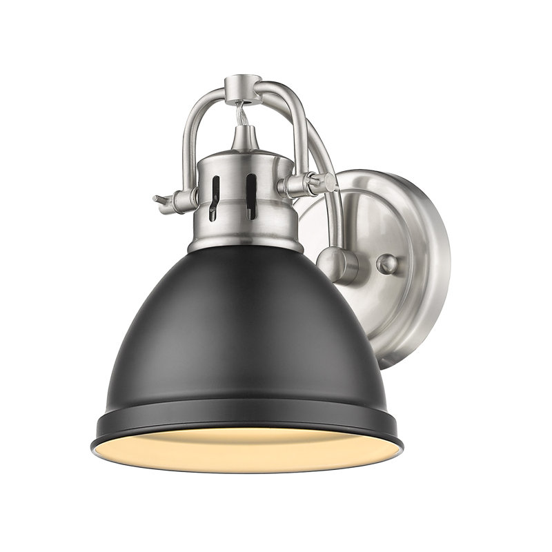 Dimmable Vanity Light, Pewter, Matte Black