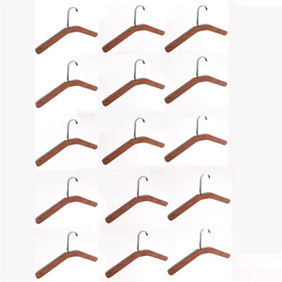 Cintre en bois massif et laiton
