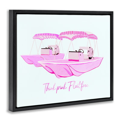 Cadre flottant «Think Pink Float Free», conception par Ziwei Li