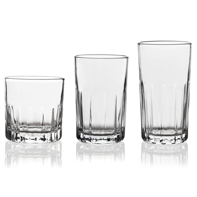 Libbey Glass Can (Set of 24), Clear, 16 fluid ounces