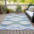 Lamanna Washable Abstract Indoor / Outdoor Rug-95454192