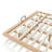 Solid Bamboo Platform Bed Frame with Support Slats-125069616-125069620