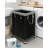 Large Rolling Laundry Hamper With Wheels And Removable Bag, 160L Capacity Laundry Cart With Metal Frame And Brake Casters For Bedroom, Bathroom, Dorm, And Laundry Room