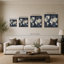 «Old World Map Blue 2» par Wild Apple Portfolio - impression sur toile-1878332465-1878332471