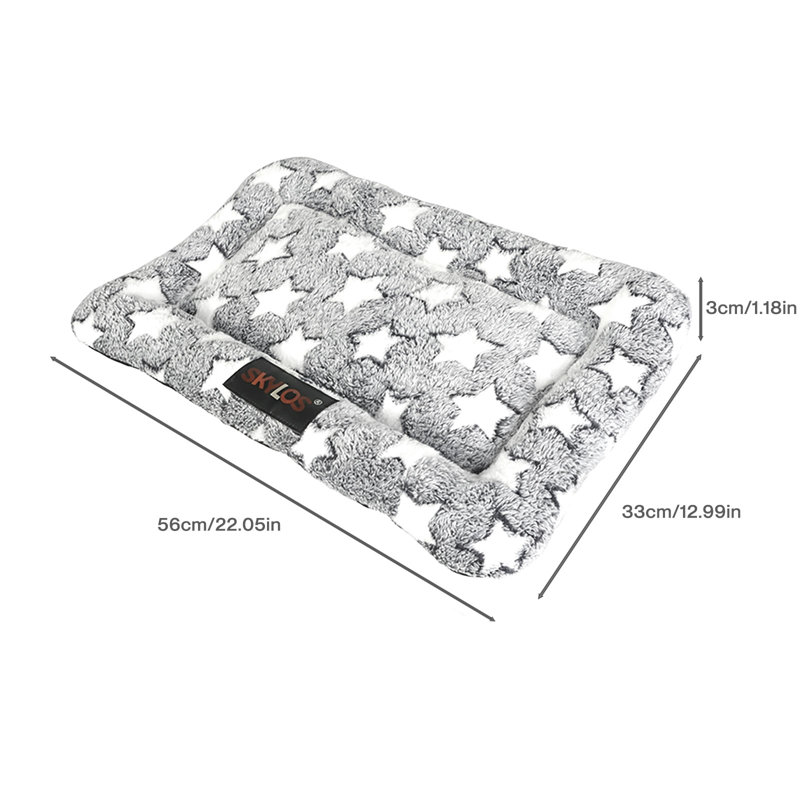Polyester Pet Bed, 3cm H x 56cm W x 33cm D