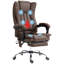 Chaise de bureau en microfibre Nishar Plush | Dossier haut avec massage à 6 points, fonction de chauffage, repose-pieds rétractable et hauteur réglable-1947463226