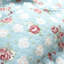 Ensemble de courtepointe réversible en microfibre bleu / rosé 3 pièces-827157056
