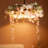3 - Light Floral Chanddelier Dimmable
