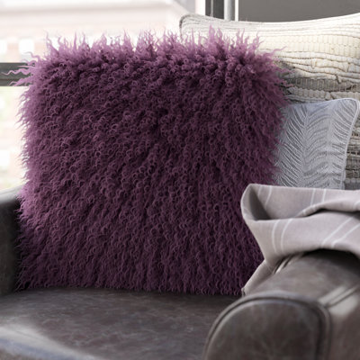 Wool Reversible Throw Pillow
