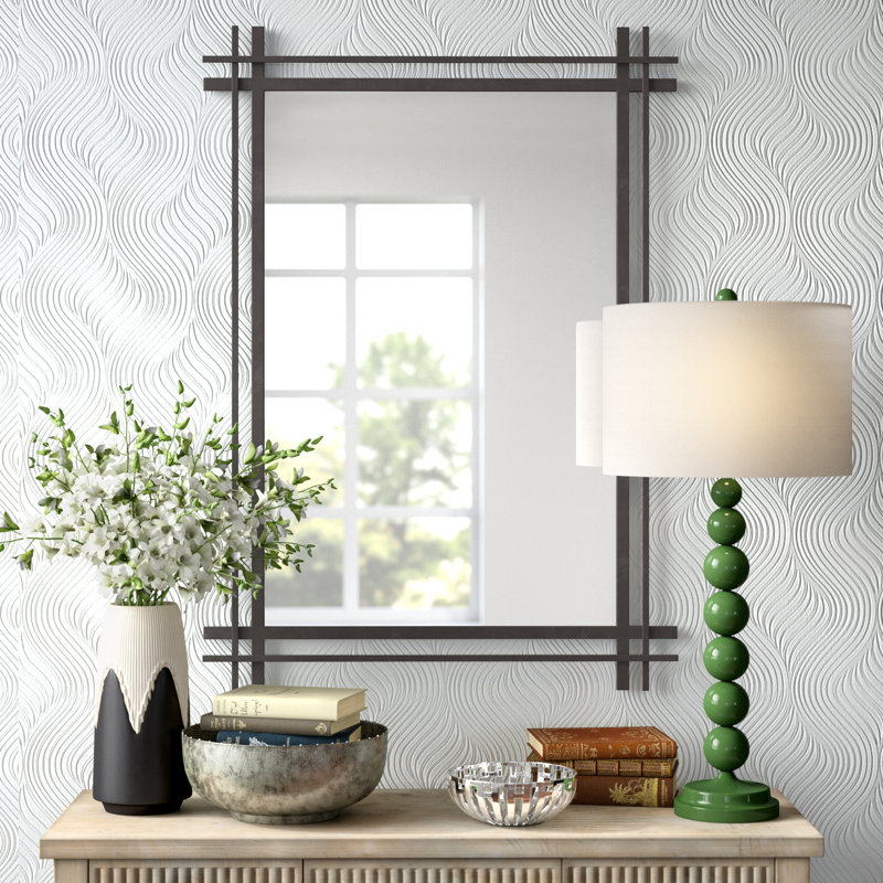 Tangela Metal Rectangle Mirror