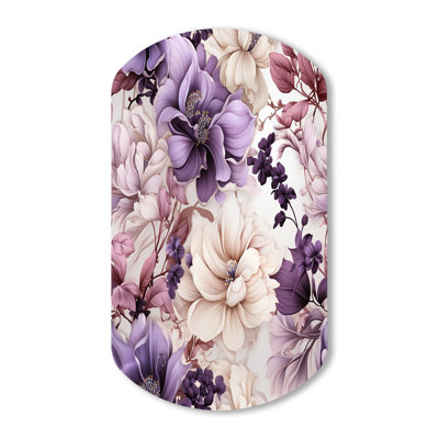 Edgartown - Floral Cylinder Shape Irregular Metal Wall Decor