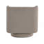 Chaise pivotante rembourrée Comfort Taupe-2019722555