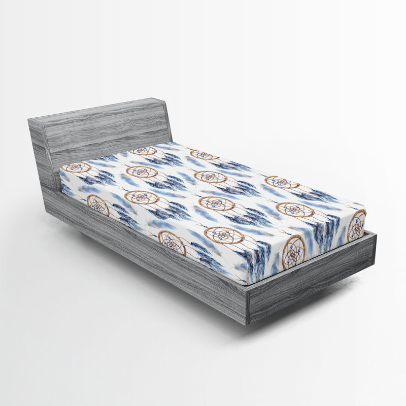 Drap-housse Ambesonne Dreamcatcher, Drap-housse de taille simple