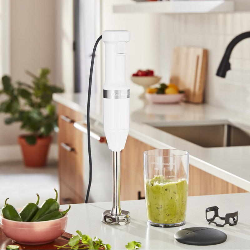 KitchenAid® Variable Speed Corded Hand Blender, White