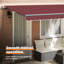 Brayden Studio 200cm D Retractable Door / Window Awning-705629441-705629450