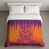 Orange floral / abstrait