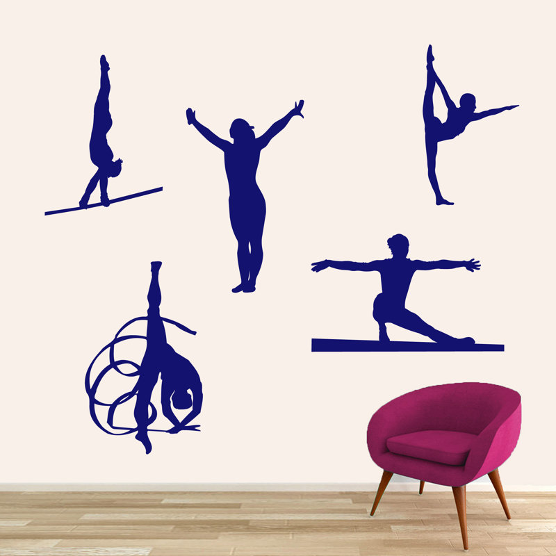 Adhésif décoratif gymnastique Henfield, Bleu marine