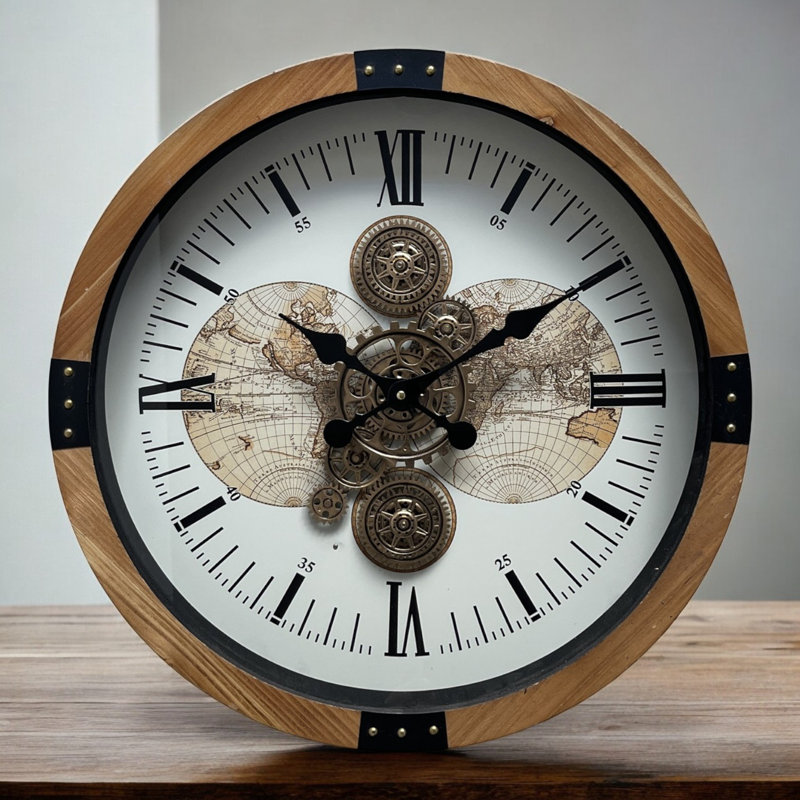 Solid Wood Wall Clock