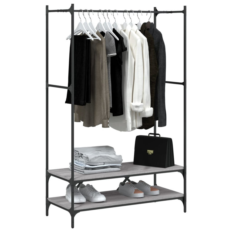 Caledon 100cm Clothing Rack, Grey Sonoma