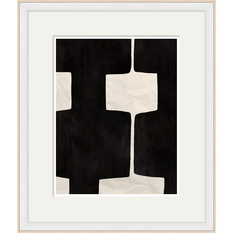 Black And White Abstract 3 III Print by Paule Marrot