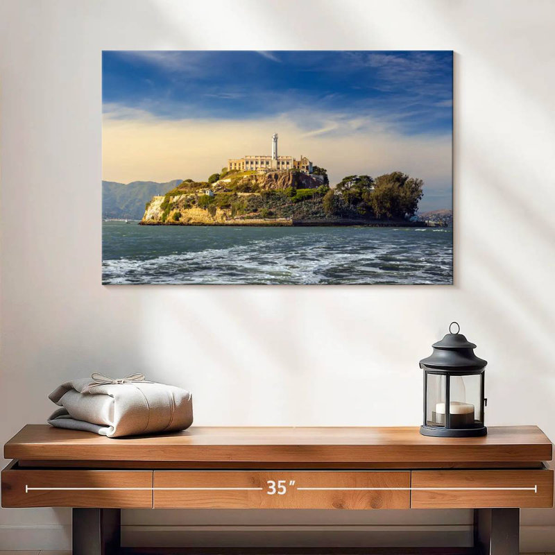 L'île d'Alcatraz, H 16 po x l 24 po