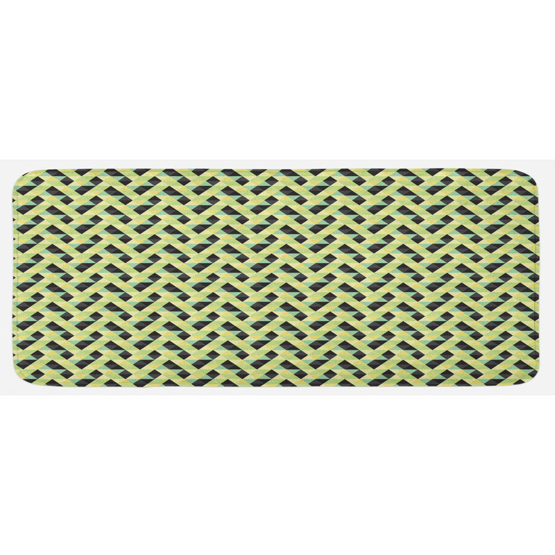 Modern & Contemporary Synthetic Kitchen Mat