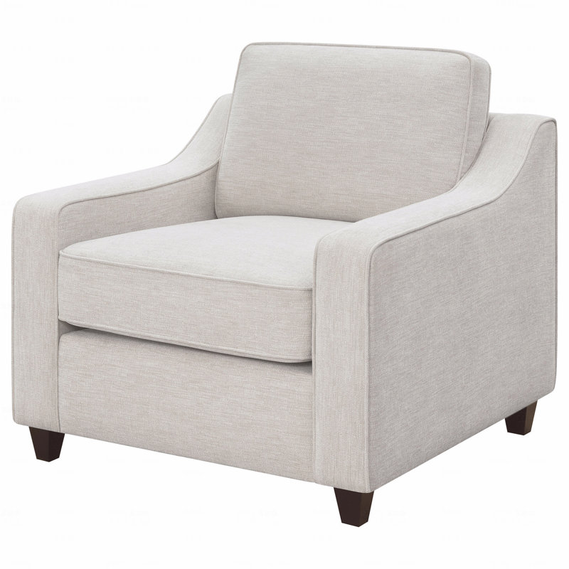 Fauteuil d'appoint rembourré en tissu