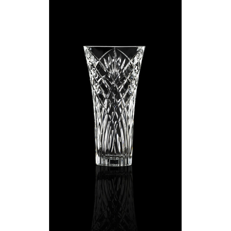 Elegance Tuscany 12" Lead-Free Crystal Cylinder Table Vase