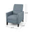Fauteuil inclinable manuel standard Aresha de 26,25 po de largeur-523994910
