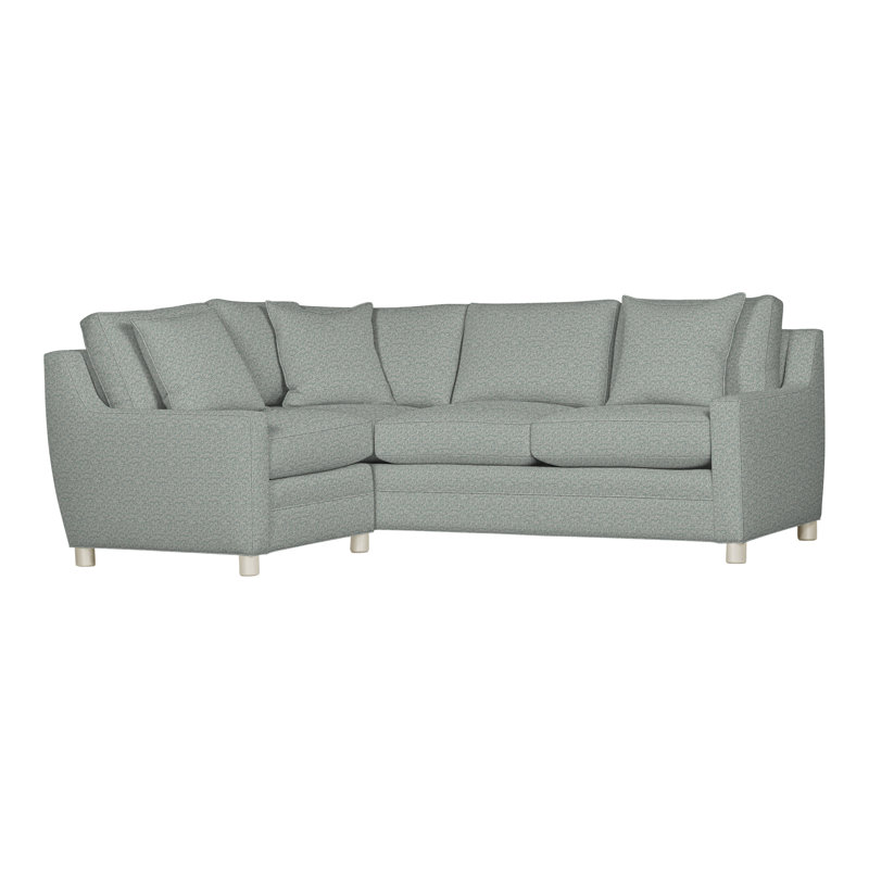 American Bungalow 2-Piece Fairgrove Sectional, Tuck Water, Wrenn