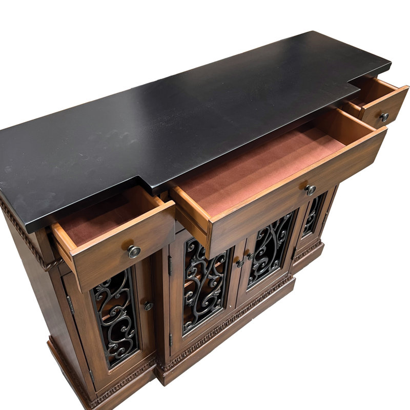 Table de canapé avec console et tiroirs