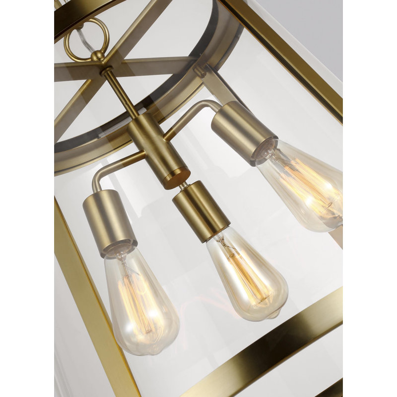 Harrow 3 - Light Pendant, Burnished Brass