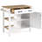 Jordao Island - Versatile Kitchen Island with Extra Counter Space and Storage for Small Spaces by Longshore Tides-1298044808