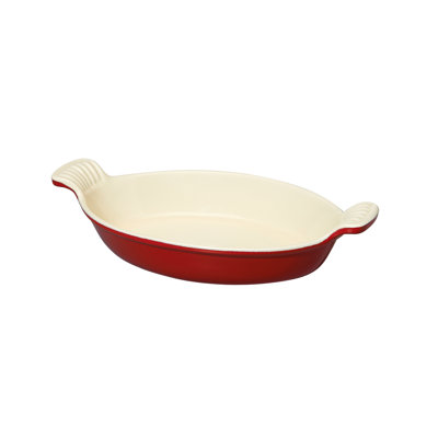 Chasseur Oval Cast Iron Au Gratin Dish Bakeware