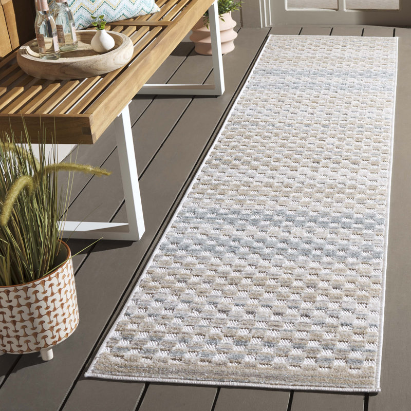 Kevonte Performance Geometric Rug, Runner 2' x 8'