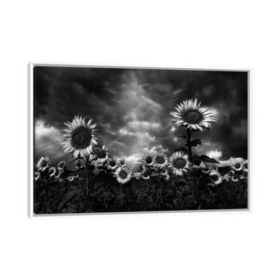 Sunflowers 1 Piece Floater Frame Wall Art on Canvas