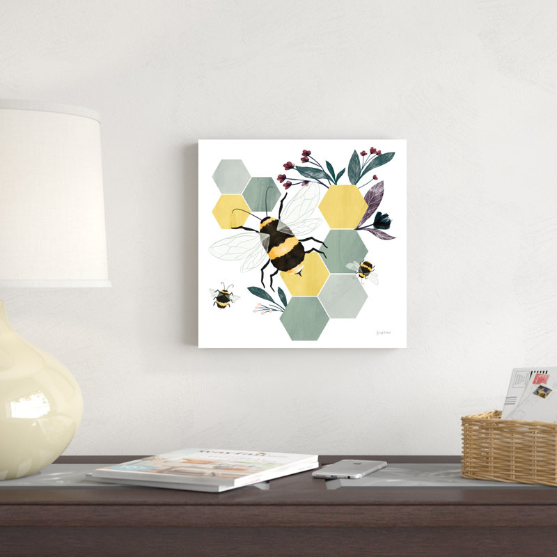 Abeilles II, H 12 po x l 12 po x P 1,25 po