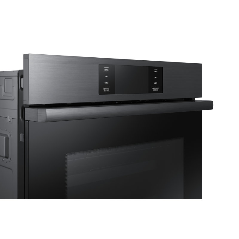 30" Double Wall Oven Steam, Contemporary, Graphite Stainless