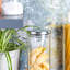 Argon Tableware - Glass Storage Jar with Silver Metal Lid