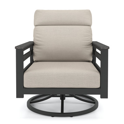 Townsend Metal Outdoor Rocking Chair With Sunbrella Cushion