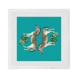 Zebra Seeing Double Cotton Sateen Dinner Napkins