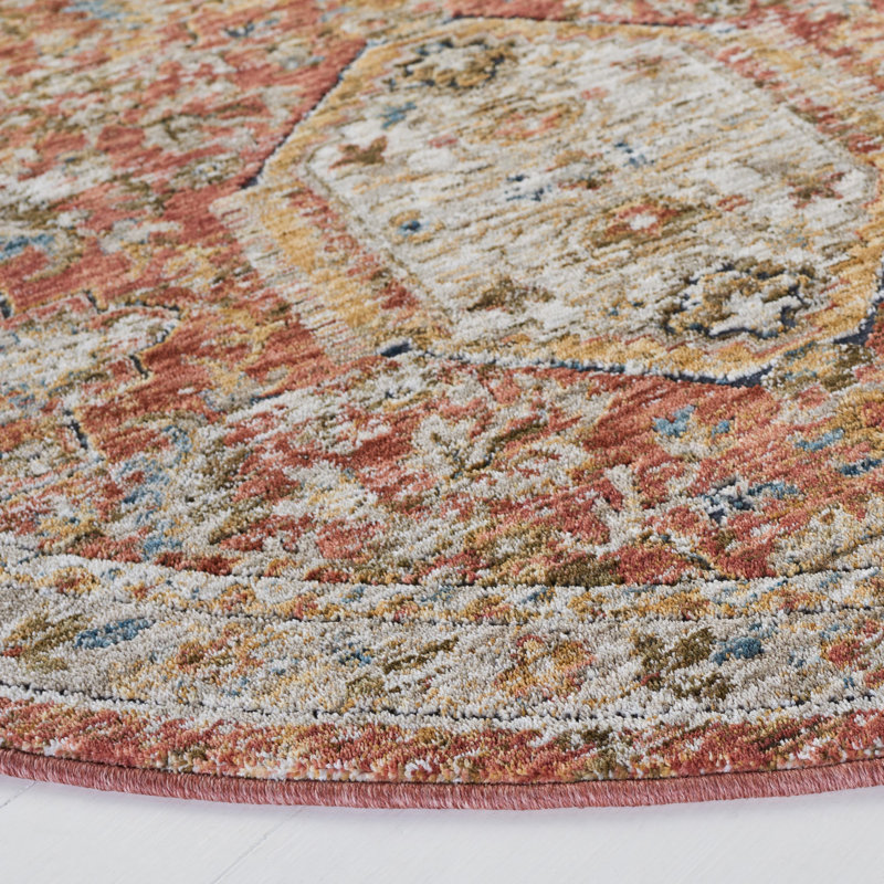 Silverado Performance Oriental Rug, Round 6'4"