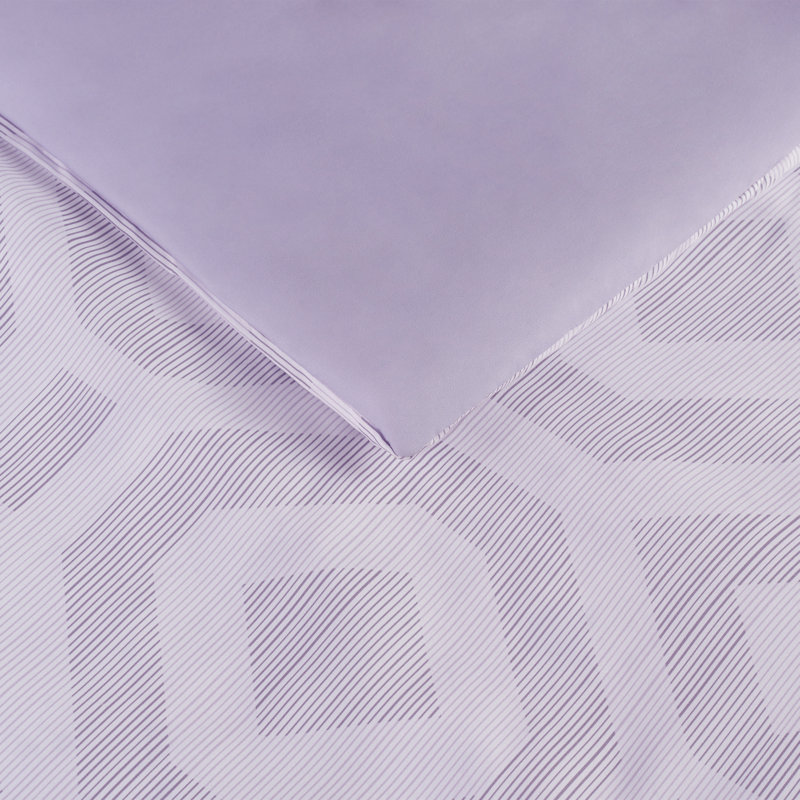 Lavender Microfiber Queen Bed in a Bag Set