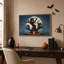 «Spooky Treehouse Under Full Moon With Pumpkins», art mural sur toile d'Halloween-1133109302